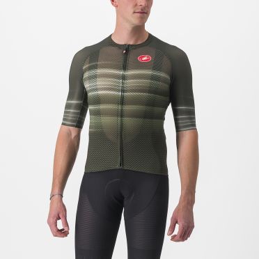 Castelli Climber's 3.0 SL Kurzarmtrikot Grun Herren 