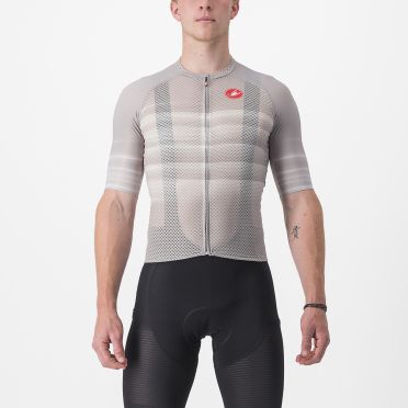 Castelli Climber's 3.0 SL Kurzarmtrikot Silbergrau Herren 