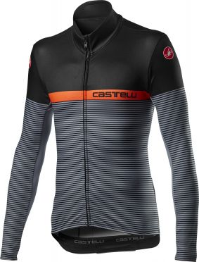 Castelli Marinaio Radtrikot lange Ärmel Schwarz/Grau Herren Kopie