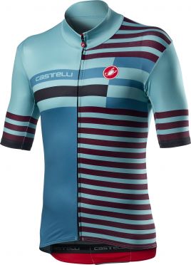 Castelli Mid Weight Pro Radtrikot Kurzarm Blau Herren