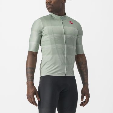 Castelli Livelli Kurzarmtrikot Grau/Grun Herren 