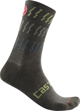 Castelli Mid Winter 18 Radsocken Grun Herren 