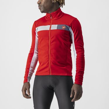 Castelli Mortirolo 6S Radjacke Rot Herren 