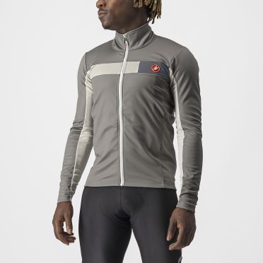 Castelli Mortirolo 6S Radjacke Hellgrau Herren