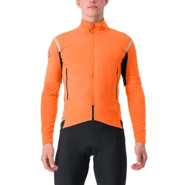 Castelli Perfetto RoS 2 Convertible jacket Orange Herren 