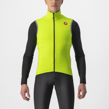 Castelli Perfetto RoS 2 Ärmellose Radweste Grun/Gelb Herren 