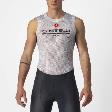 Castelli Pro mesh BL Ärmellos Unterwäsche Silbergrau Herren