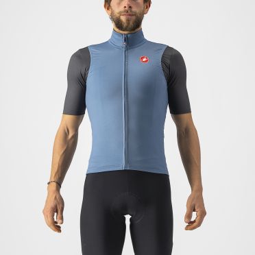 Castelli Pro thermal mid Radweste Armellos Blau Herren