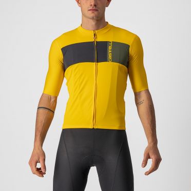 Castelli Prologo VI Jersey Kurzarm Gelb Herren 