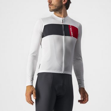 Castelli Prologo 7 Jersey Langarm Weiss Herren 