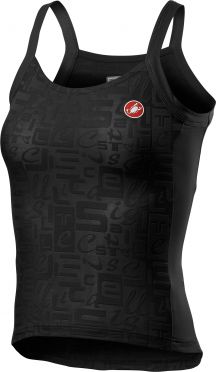 Castelli Promessa Jaquard Bavette SL top Schwarz Damen 