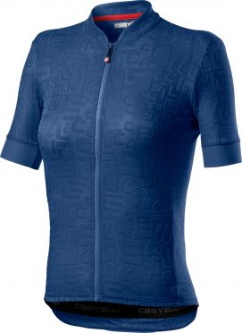 Castelli Promessa Jaquard SS Blau Damen  