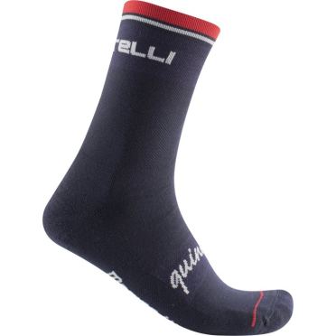 Castelli Quindici Soft Merino Radsocken Blau Herren 