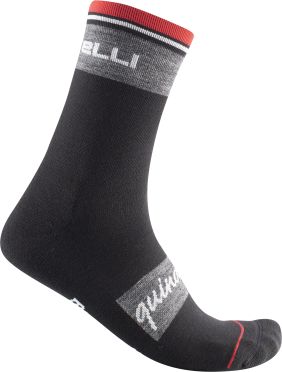 Castelli Quindici Soft Merino Radsocken Schwarz Herren 