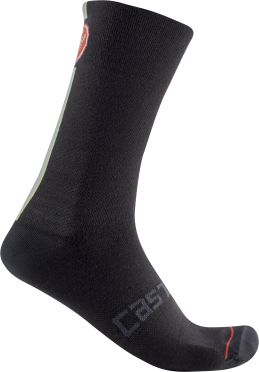 Castelli Racing Stripe 18 Radsocken Schwarz Herren 