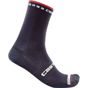 Castelli Rosso corsa 15 Fahrradsocken Blau Herren 