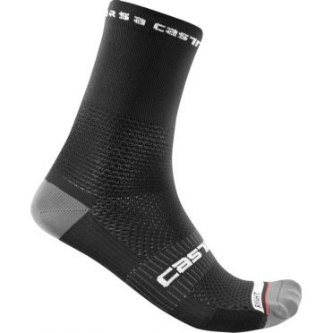 Castelli Rosso corsa 15 Fahrradsocken Schwarz Herren 