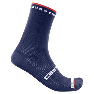 Castelli Rosso corsa 15 Fahrradsocken Belgisch blau Herren 