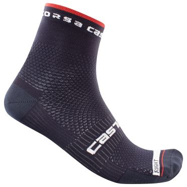 Castelli Rosso corsa 9 Fahrradsocken Blau Herren 