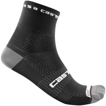 Castelli Rosso corsa 9 Fahrradsocken Schwarz Herren 