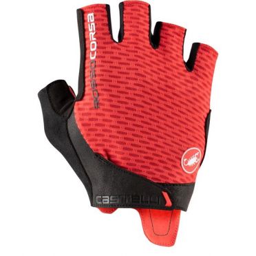 Castelli Rosso Pro V Radhandschuhe Rot Herren
