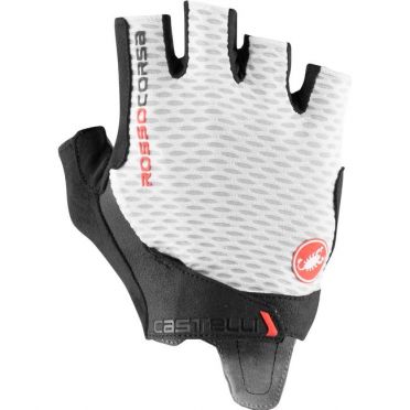 Castelli Rosso PRo V Radhandschuhe weiß Herren
