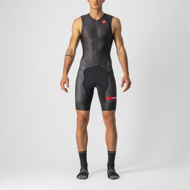 Castelli Free Sanremo 2 Trisuit ärmellos Herren schwarz 