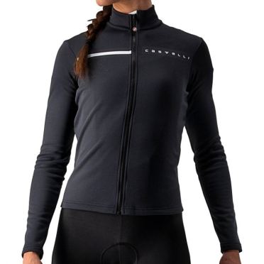 Castelli Sinergia 2 Radtrikot lange Ärmel Schwarz Damen 