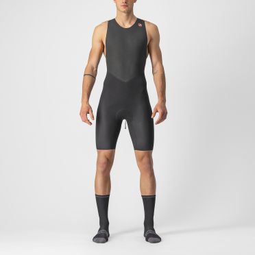 Castelli Elite Speed Suit ärmellos schwarz Herren 