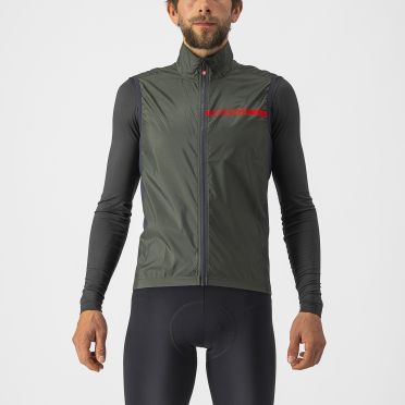 Castelli Squadra Stretch ärmellose Weste Grun Herren 