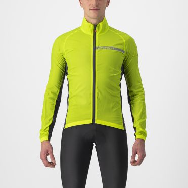 Castelli Squadra Stretch Radjacke Grun/Gelb Herren 