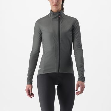 Castelli Transition 2 Radjacke Lange Armel Grau Damen