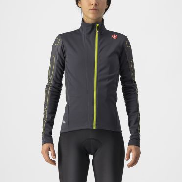 Castelli Transition 2 W Radjacke Langarm Grau Damen