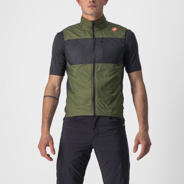 Castelli Unlimited Puffy Radweste Armellos Grun Herren 