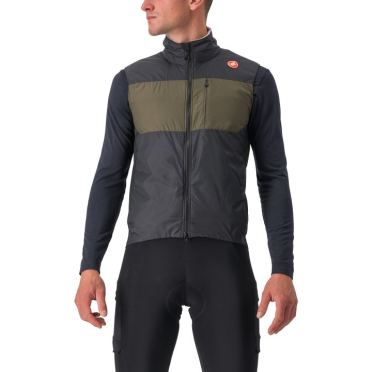 Castelli Unlimited Puffy Radweste Armellos Schwarz Herren 