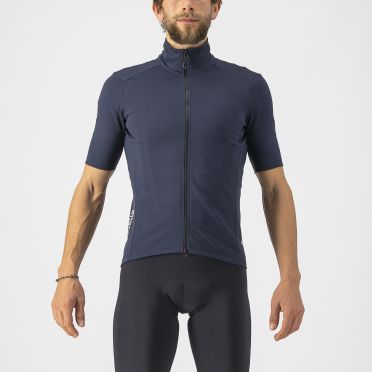 Castelli Perfetto RoS 2 Wind Kurzarm Radtrikot Blau Herren 