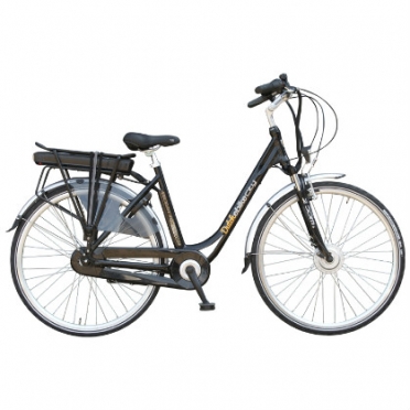 Dutchebike Elektro damenrad city schwarz