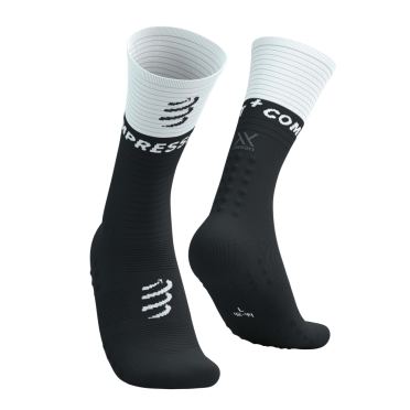 Compressport Mid compression socks v2.0 schwarz/weiß 