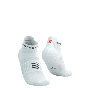 Compressport Pro racing v4.0 low laufsocken weiß