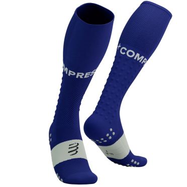 Compressport Full Run Laufsocken Blau 