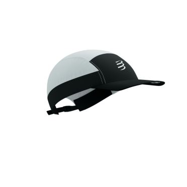 Compressport 5 Panel Light Cap weiß/schwarz 