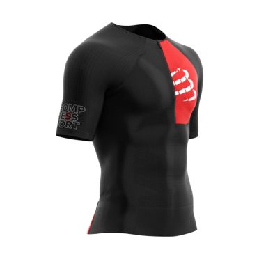 Compressport Postural Aero Kurzarm Compression Tri top Schwarz Herren