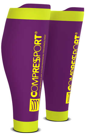 Compressport R2 v2 Wadenkompressoren Lila