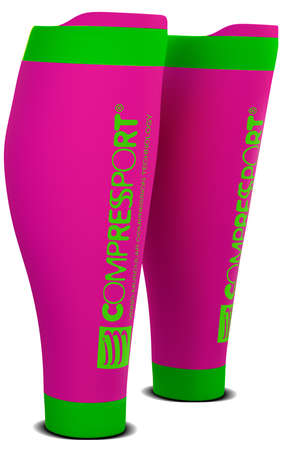 Compressport R2 v2 Wadenkompressoren Rosa