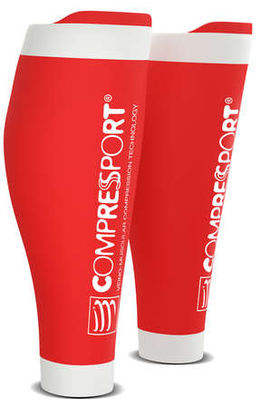 Compressport R2 v2 Wadenkompressoren Rot