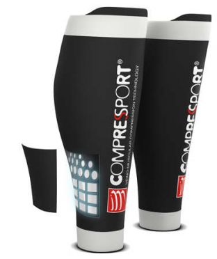 Compressport US v2 Wadenkompressoren Schwarz