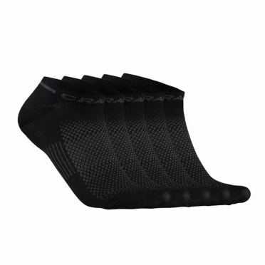 Craft Active Shaftless Socken Schwarz 5-pack Unisex 