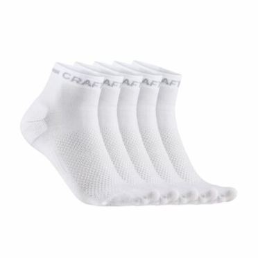 Craft Active Mid Socken Weiß 5-pack Unisex 