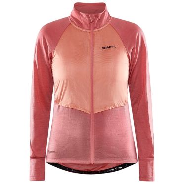 Craft ADV Bike Subz wool Jersey Langarm Coral Glow Damen 