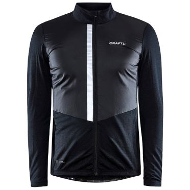 Craft ADV Bike Subz wool Jersey Langarm Schwarz Herren 